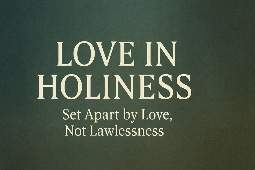 Love in Holiness: Set Apart by Love, Not&nbsp;Lawlessness