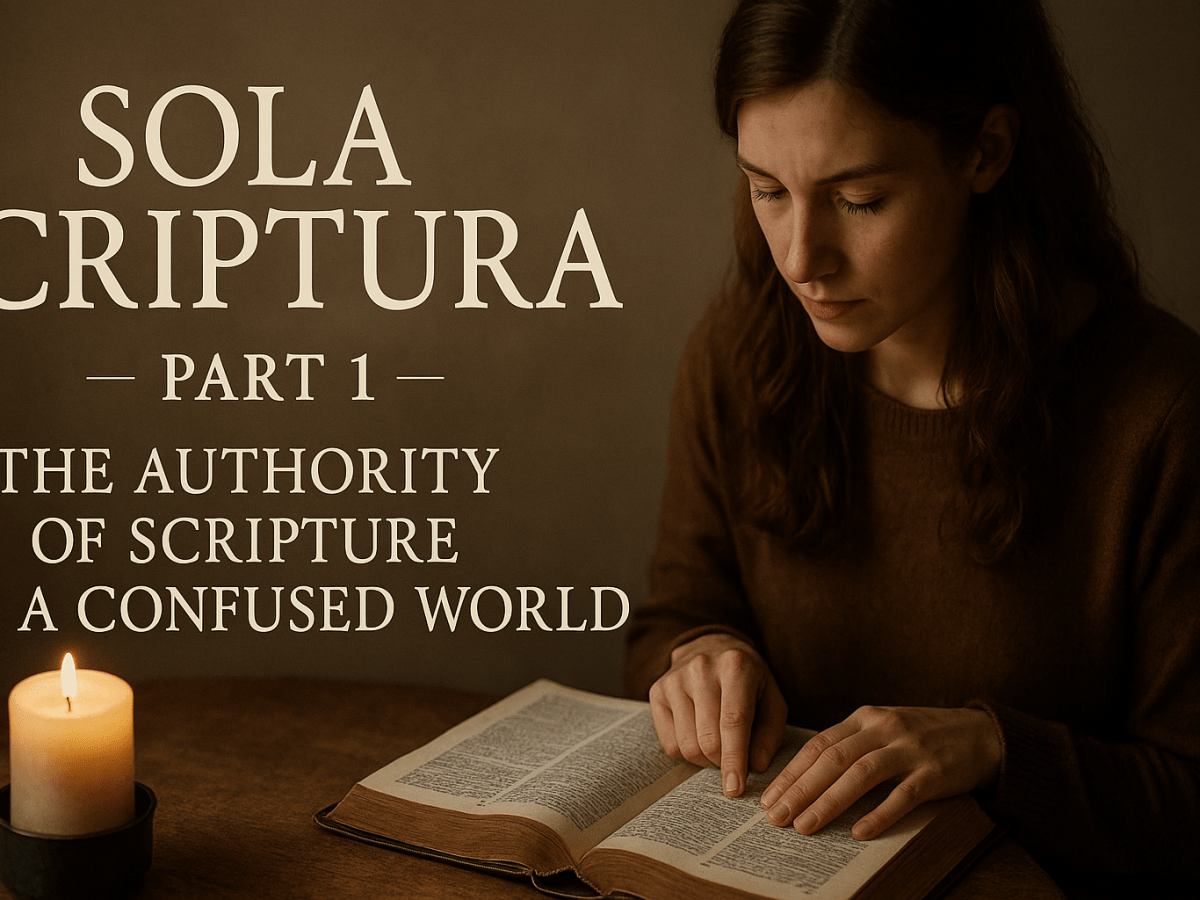 Sola Scriptura – Part 1: The Authority of Scripture in a Confused&nbsp;World