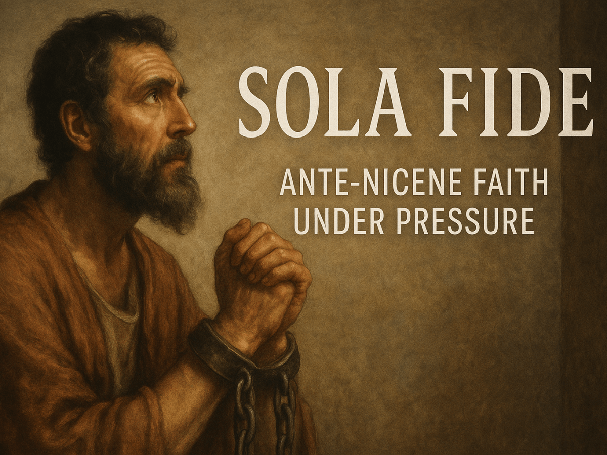 Sola Fide – Part 2: Ante-Nicene Faith Under&nbsp;Pressure