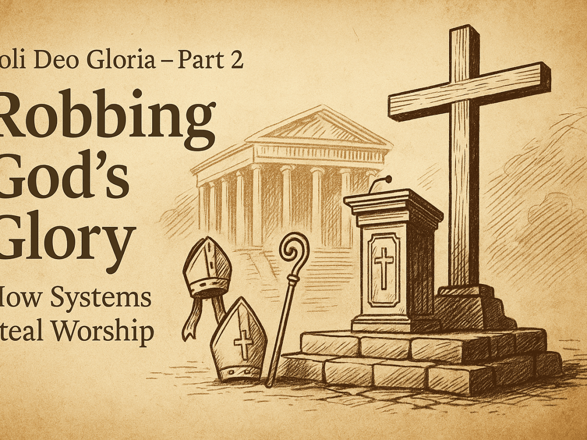 Soli Deo Gloria – Part 2: Robbing God’s Glory — How Systems Steal&nbsp;Worship
