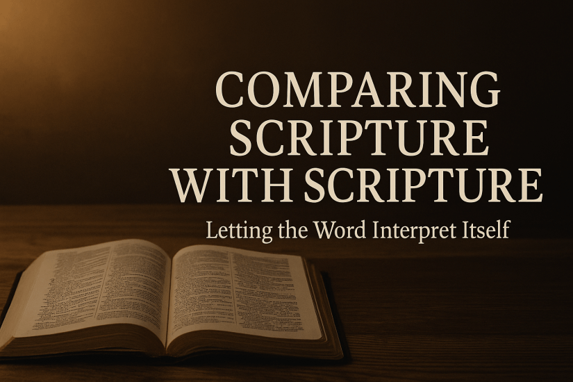 Comparing Scripture with Scripture — Letting the Word Confirm the&nbsp;Word