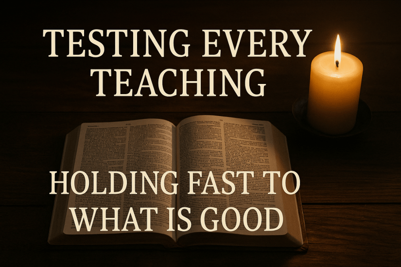 Testing Every Teaching — Holding Fast to What Is&nbsp;Good