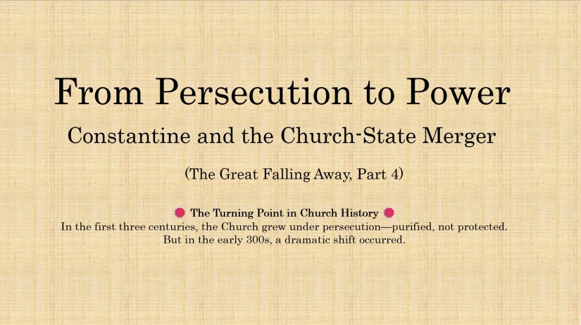 From Persecution to Power — Constantine and the Church-State Merger (AD&nbsp;312–337)