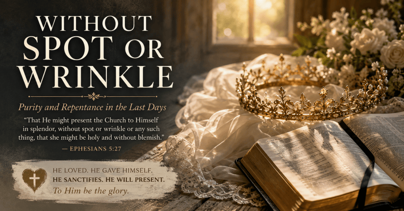 Without Spot or Wrinkle: Purity and Repentance in the Last&nbsp;Days